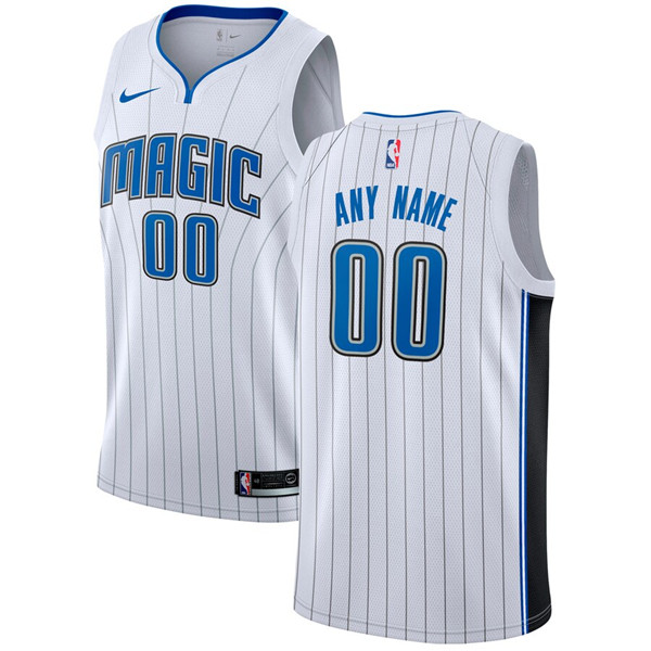 Men's Orlando Magic Active Player White Custom Stitched NBA Jersey